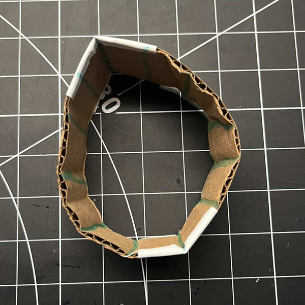 This image shows the holder where the gears would be placed. We created this piece to see how the gears would fit together and to test the overall structure of our prototype. It was important to ensure that the gears could rotate smoothly within the holder.